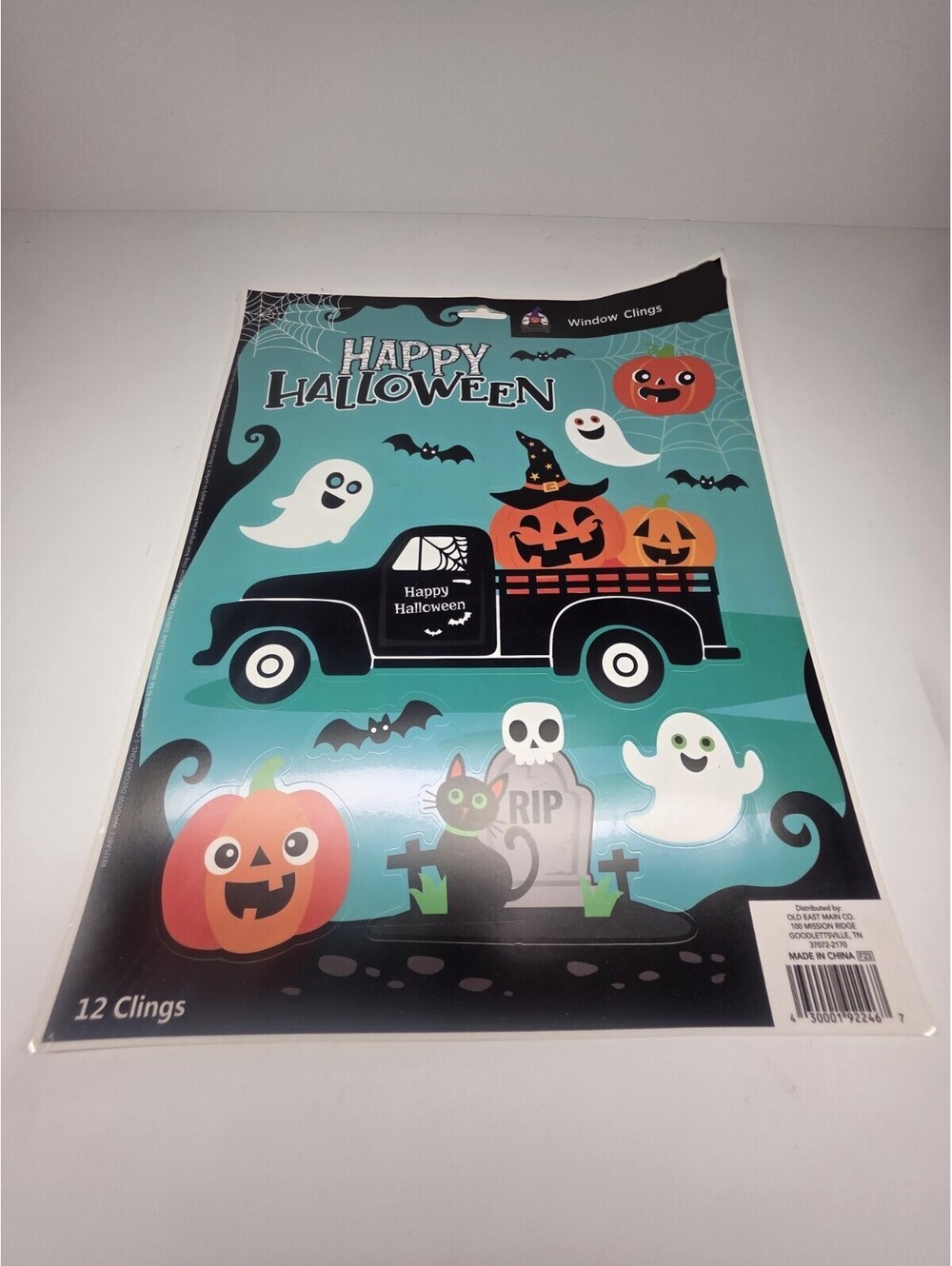 Happy Halloween Window Clings - Ghosts/Pumpkins/Bats/Trucks/Cat 🎃👻🦇🐈‍⬛🛻 NEW